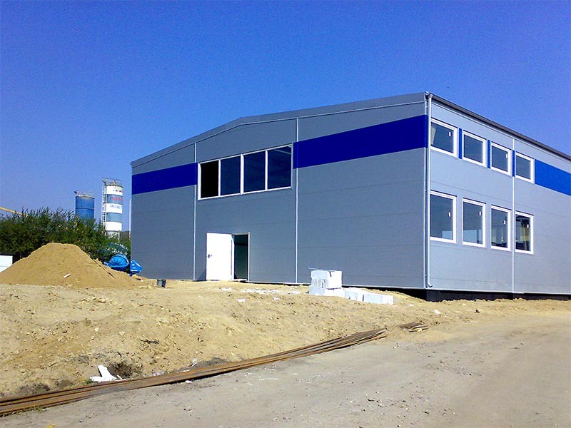 Kompleksowa realizacja hali produkcyjnej dla producenta maszyn do nadruku ROMANIK Reda